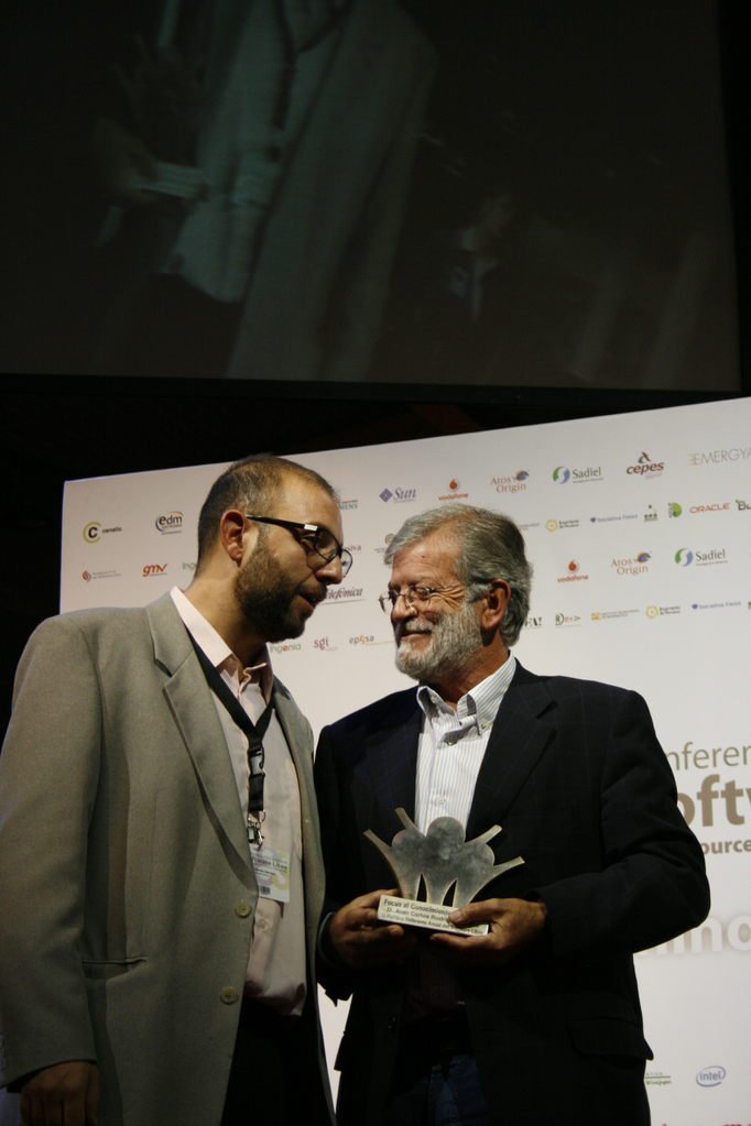 Con Juan Carlos Rodríguez Ibarra